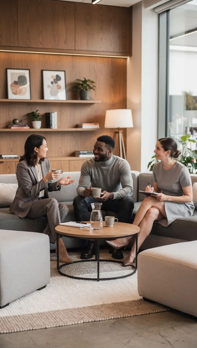 Удобная и функциональная планировка офиса с четкой навигацией.