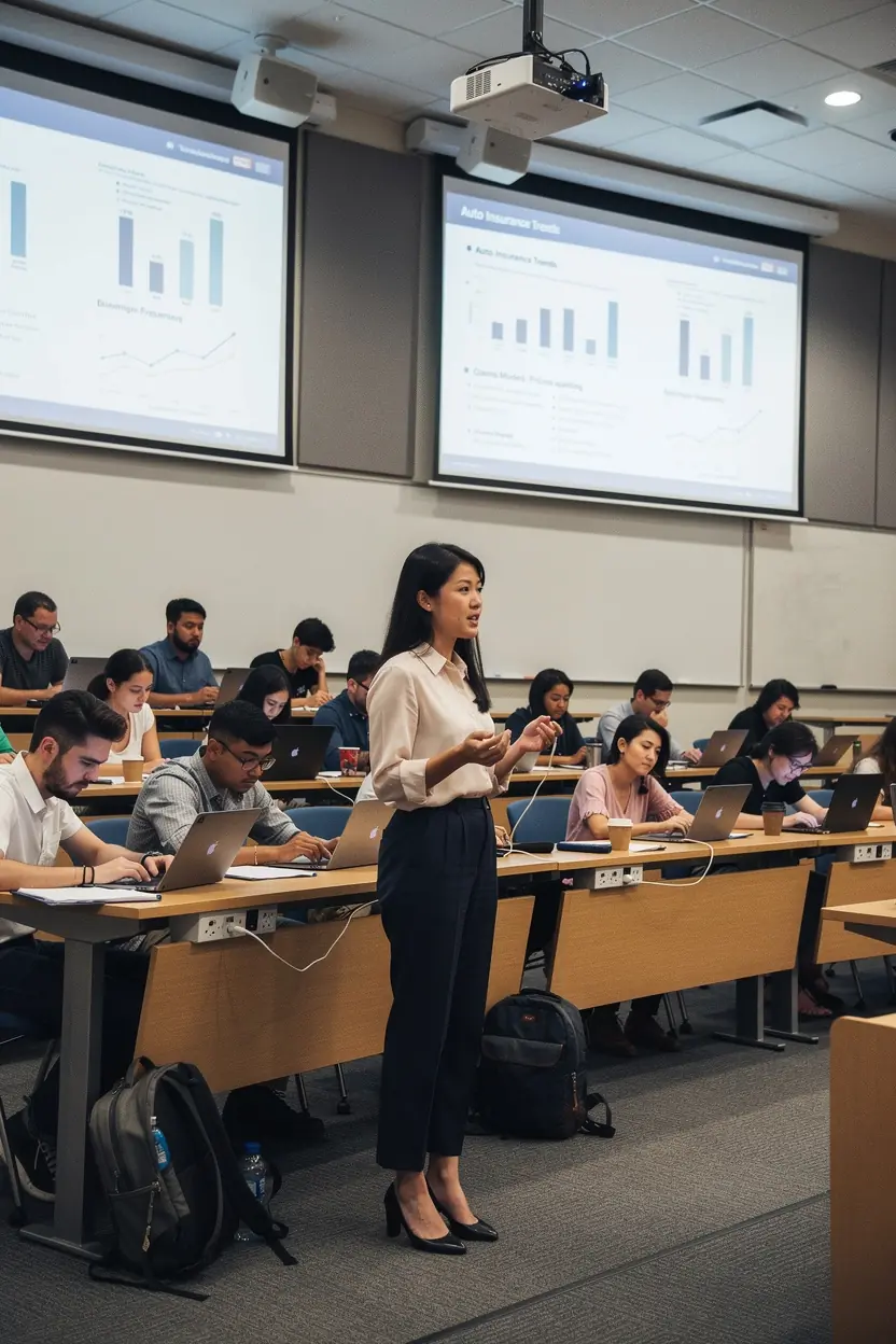 Analiza wzorców ubezpieczeń komunikacyjnych w Stanach Zjednoczonych.